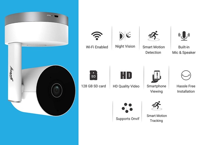 Features Godrej security camera